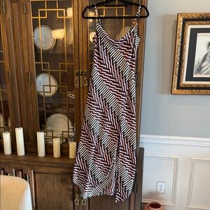 Express Black and Pink Geometric Dress